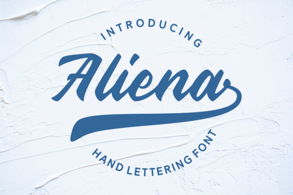 Aliena: A Script Font for Crafters and Product Creators