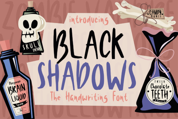 Black Shadows: The Font That Elevates Your Brand