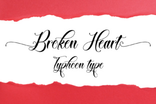 Broken Heart: A Script Font That Adds Romance to Digital Design