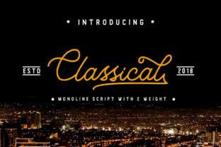Classical: A Font That Speaks to the Heart of Handmade Design