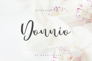 Donnio: A Script Font That Elevates Editorial Design