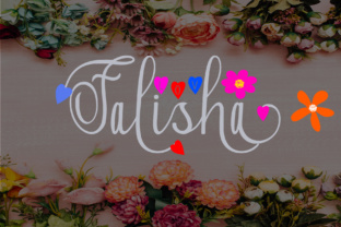 Falisha: A Script Font That Elevates Campaigns