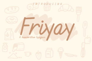 Friyay: A Clean, Informal Handwritten Typeface for Branding