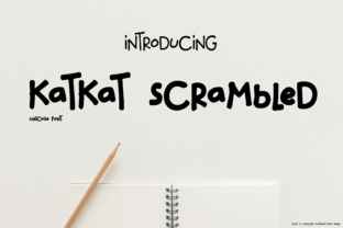 Katkat Scrambled: A Script Font for Campaign Creativity