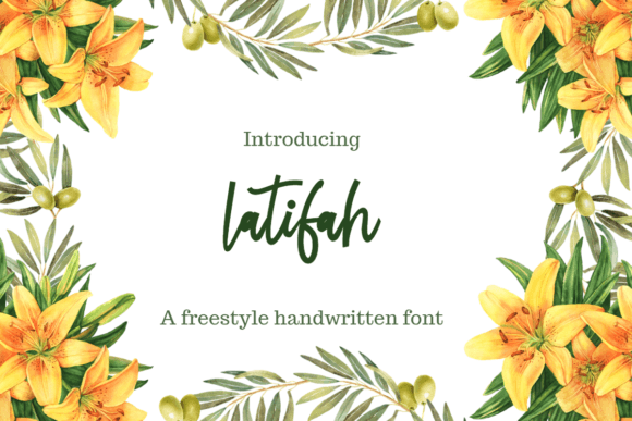 Latifah: The Quirky Handwritten Font That Elevates Your Brand