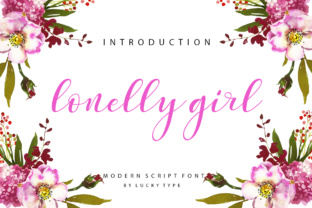 Lonelly Girl: A Script Font for Editorial Elegance