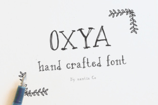 OXYA: A Modern Handwritten Font for Creative Branding