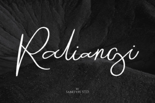 Raliangi: A Script Font for Dynamic Campaigns