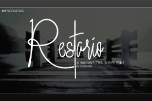Restario: A Font That Breathes Life into Your Handmade Creations