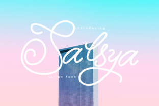 Salya: A Versatile Script Font for Editorial Design