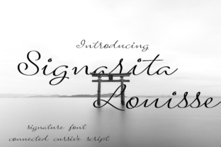 Signarita Louisse: A Script Font for Modern Web Design