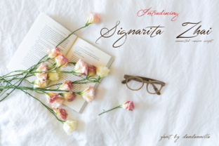 Signarita Zhai: A Script Font for Crafters and Product Creators