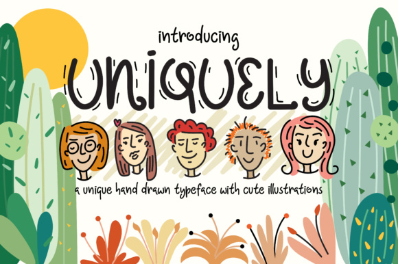 Uniquely: A Handwritten Font for Digital Branding and Web Design