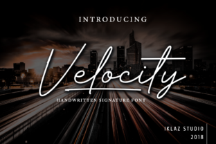 Velocity: A Handwritten Font That Elevates Your Brand