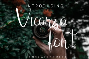 Vicanza: A Script Font with Personality