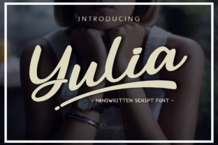Yulia: A Modern Calligraphy Font for Creative Branding