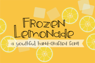 ZP Frozen Lemonade: A Script Font for Editorial Elegance